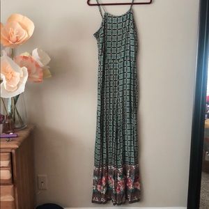 Farm Rio turquoise Tropical jumpsuit